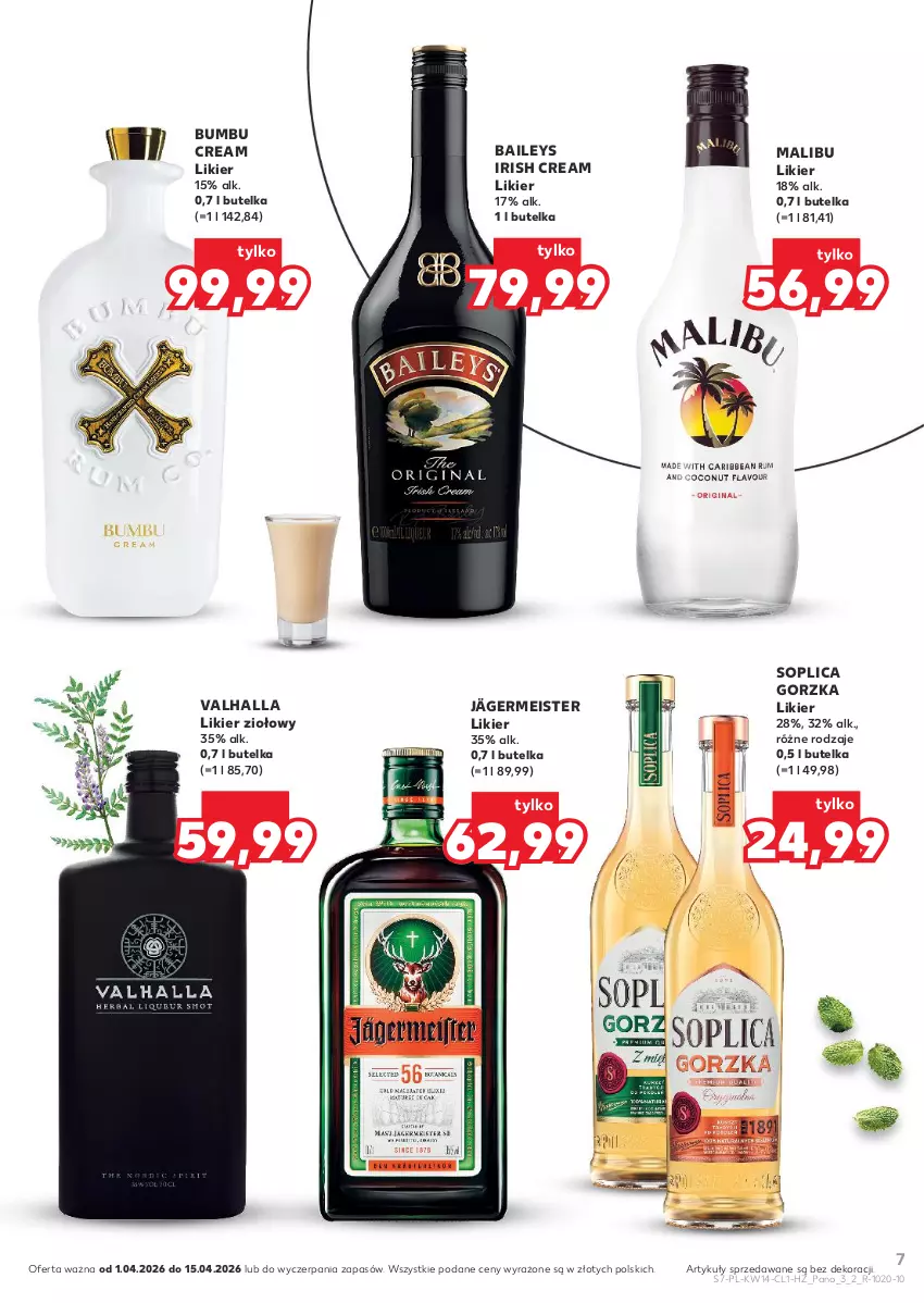 Gazetka promocyjna Kaufland - Barek Kauflandu - ważna 01.04 do 15.04.2026 - strona 7 - produkty: Likier, Malibu, Soplica