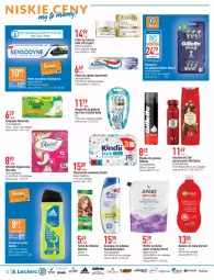 Gazetka promocyjna E Leclerc - Gazetka - ważna od 12.03 do 12.03.2022 - strona 22 - produkty: Krem do twarzy, Mydło w płynie, Naturell, Ser, Rum, BIC, Eveline, Bell, Body, Aquafresh, Old Spice, Dezodorant, Balsam do ciała, Pasta do zębów, Adidas, Pianka do golenia, Discreet, Joanna, Serum, Chusteczki, Szampon, Podpaski, Gillette, Garnier, Bella, Mydło, Dozownik, Flora, Wkładki, Sensodyne, Kindii, Farba do włosów, Naturella, Fa