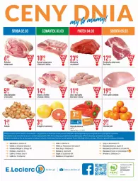 Gazetka promocyjna E Leclerc - Gazetka - ważna od 12.03 do 12.03.2022 - strona 32 - produkty: Piec, Kurczak, Mandarynki, Udo z kurczaka, Cebula, Udziec z indyka, Papier, Papryka, Karkówka wieprzowa, Filet z piersi indyka, Boczek, Wołowina, Golonka wieprzowa, Podudzie z kurczaka, Boczek wieprzowy, Grejpfrut