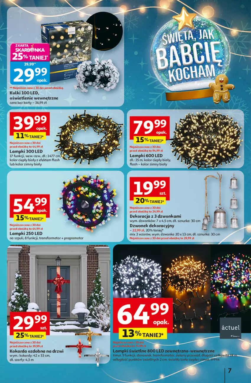 Gazetka promocyjna Auchan - Święta jak babcię kocham Hipermarket - ważna 11.12 do 17.12.2025 - strona 7 - produkty: Drzwi, Dzwonek, Gra, Przewód, Rama, Tran