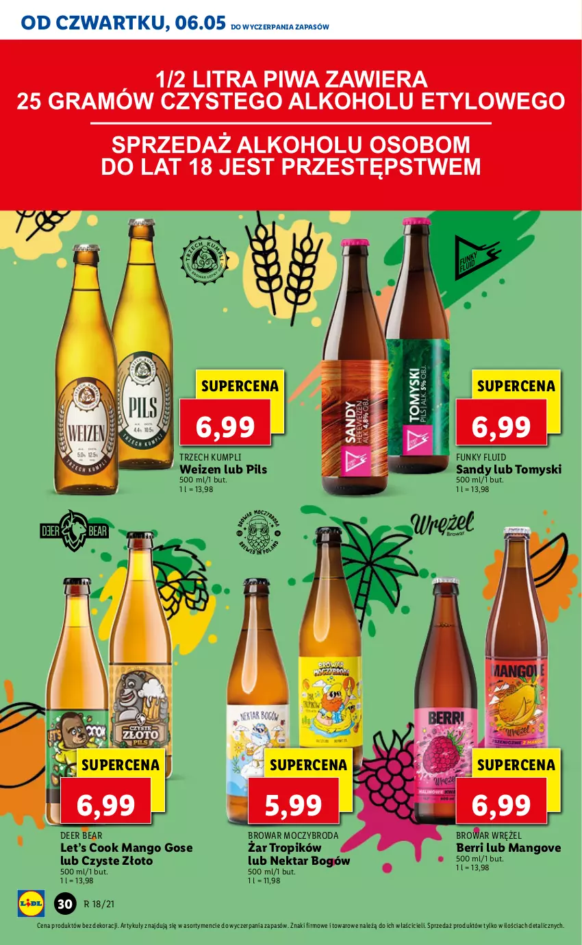 Gazetka promocyjna Lidl - GAZETKA - ważna 06.05 do 08.05.2021 - strona 30 - produkty: Mango, Nektar