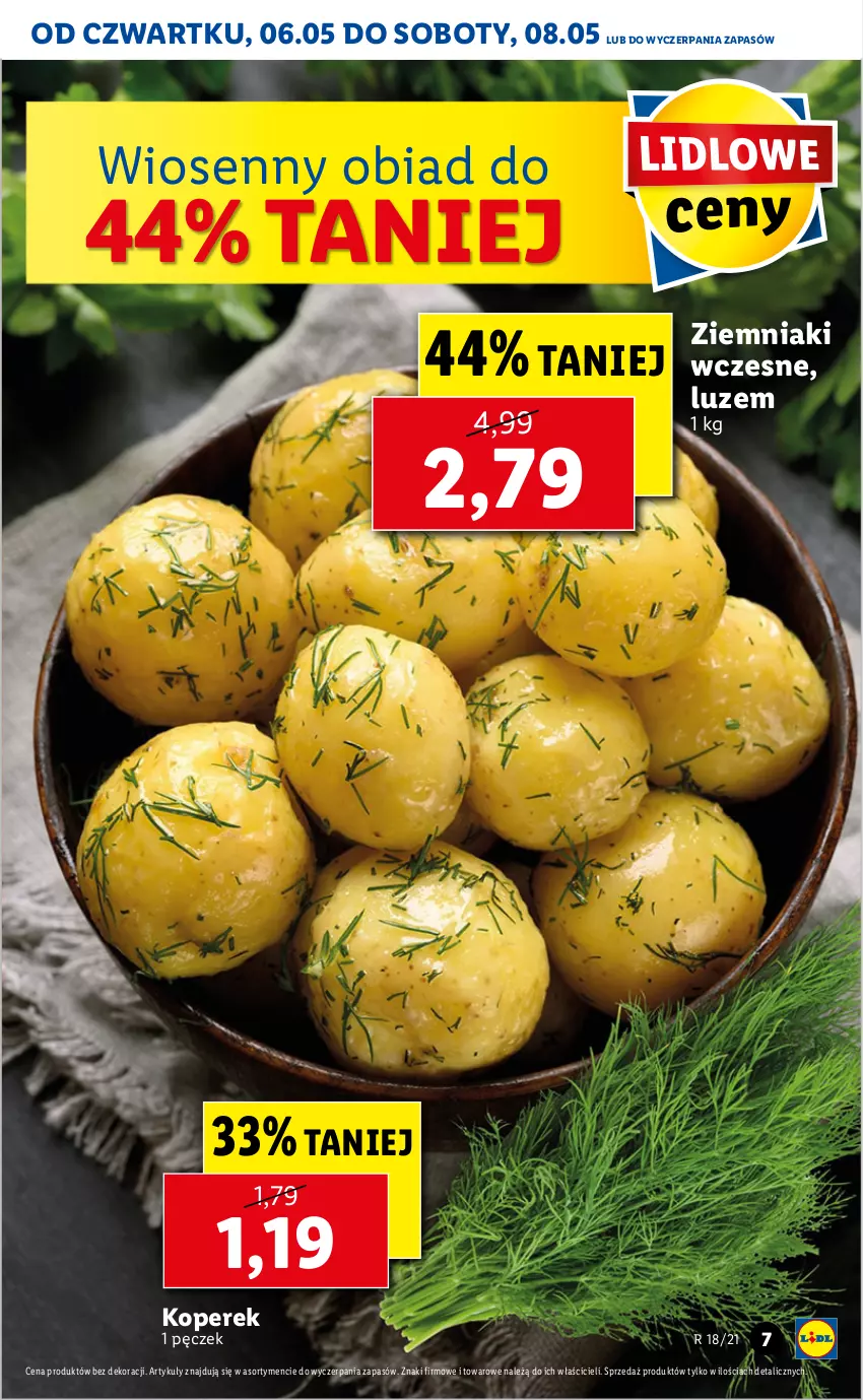 Gazetka promocyjna Lidl - GAZETKA - ważna 06.05 do 08.05.2021 - strona 7 - produkty: Ziemniaki