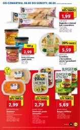 Gazetka promocyjna Lidl - GAZETKA - Gazetka - ważna od 08.05 do 08.05.2021 - strona 35 - produkty: Kurczak, Hummus, Ser, Mus, Pasta warzywna, Bagietka, Burger