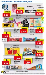 Gazetka promocyjna Lidl - GAZETKA - Gazetka - ważna od 08.05 do 08.05.2021 - strona 38 - produkty: Kit Kat, Por, Cukier, Wafelek, Snickers, Tonik, Sport, Czekolada, Baton, E. Wedel, Cukierki, Mango, Kokos