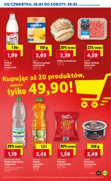 Gazetka promocyjna Lidl - GAZETKA - Gazetka - ważna od 08.05 do 08.05.2021 - strona 43 - produkty: Konserwa turystyczna, Mięso mielone, Ser, Mus, Pilos, Chleb, Gouda, Woda, Obraz, Mięso, Nektar, Magnez, Mleko