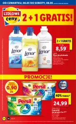 Gazetka promocyjna Lidl - GAZETKA - Gazetka - ważna od 08.05 do 08.05.2021 - strona 50 - produkty: Por, Gra, Persil, Płyn do płukania, Kapsułki do prania, Lenor