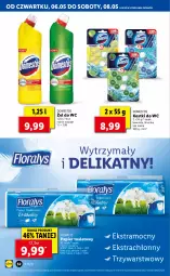 Gazetka promocyjna Lidl - GAZETKA - Gazetka - ważna od 08.05 do 08.05.2021 - strona 52 - produkty: Domestos, Sos, Papier, Papier toaletowy, Limonka, Flora