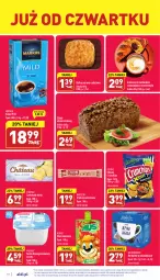 Gazetka promocyjna Aldi - Pełny katalog - Gazetka - ważna od 07.01 do 07.01.2022 - strona 18 - produkty: Ser, Mus, Chałwa, Chipsy, Kawa, Croissant, Serek homogenizowany, Serek, Sezam, Czekolada, Crunchips, Lorenz, Kubuś, Chleb, Bułka