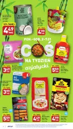 Gazetka promocyjna Aldi - Pełny katalog - Gazetka - ważna od 07.01 do 07.01.2022 - strona 8 - produkty: Sajgonki, All Seasons, Makaron, Warzywa, Sos, Ryż, Pur, Gra, Makaron ryżowy, Mleczko, Ryż basmati, Kokos