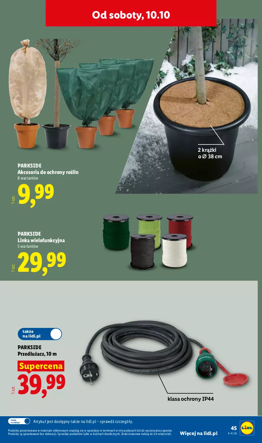 Gazetka promocyjna Lidl - Gazetka ważna od 05.10 do 10.10 - ważna 05.10 do 10.10.2026 - strona 55 - produkty: Inka, Parkside