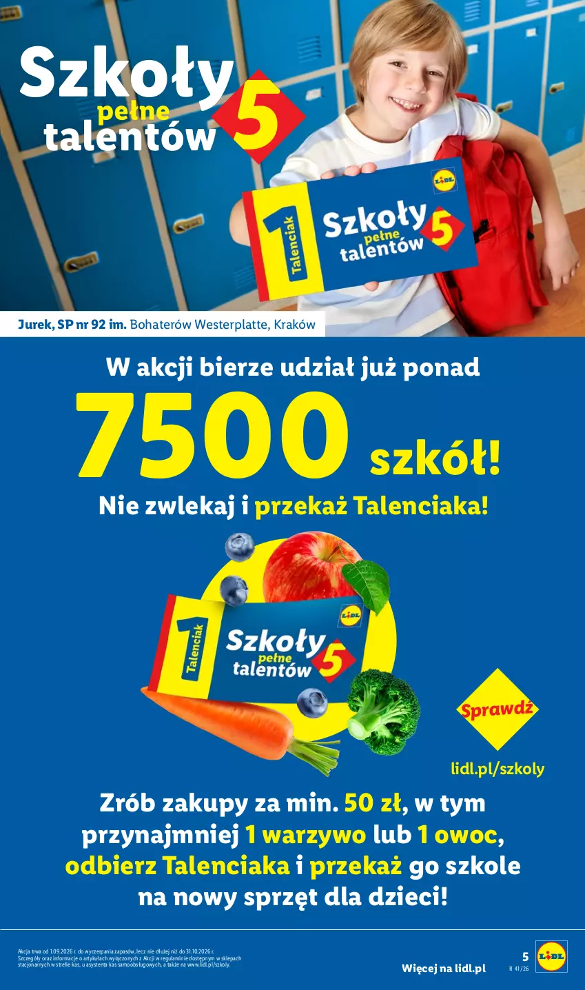 Gazetka promocyjna Lidl - Gazetka ważna od 05.10 do 10.10 - ważna 05.10 do 10.10.2026 - strona 7 - produkty: Dzieci