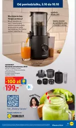 Gazetka promocyjna Lidl - Gazetka ważna od 05.10 do 10.10 - Gazetka - ważna od 10.10 do 10.10.2026 - strona 15 - produkty: Silvercrest, Sok, Mus, Wyciskarka wolnoobrotowa, Pojemnik, Wyciskarka