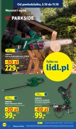 Gazetka promocyjna Lidl - Gazetka ważna od 05.10 do 10.10 - Gazetka - ważna od 10.10 do 10.10.2026 - strona 30 - produkty: Parkside, Noż, Nożyce, Ogród