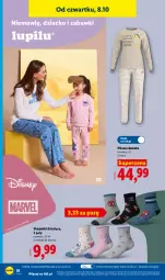 Gazetka promocyjna Lidl - Gazetka ważna od 05.10 do 10.10 - Gazetka - ważna od 10.10 do 10.10.2026 - strona 36 - produkty: Gra, Karp, Skarpetki, Dzieci, Piżama, Grafika