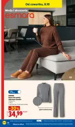 Gazetka promocyjna Lidl - Gazetka ważna od 05.10 do 10.10 - Gazetka - ważna od 10.10 do 10.10.2026 - strona 40 - produkty: Sweter, Sok, Koc, Gra, Moda, Spodnie, Grafika