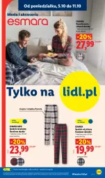 Gazetka promocyjna Lidl - Gazetka ważna od 05.10 do 10.10 - Gazetka - ważna od 10.10 do 10.10.2026 - strona 9 - produkty: Koszula nocna, Kosz, Koszula, Moda, Spodnie