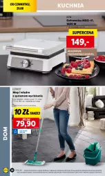 Gazetka promocyjna Lidl - GAZETKA - Gazetka - ważna od 01.09 do 01.09.2024 - strona 24 - produkty: Mop, Kuchnia, Gofrownica, Wiadro