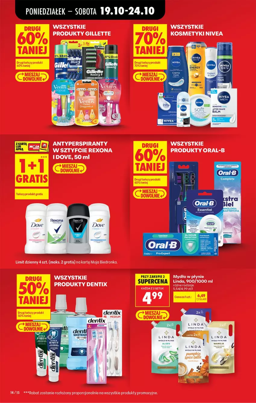 Gazetka promocyjna Biedronka - Od Poniedziałku - ważna 19.10 do 24.10.2026 - strona 18 - produkty: LG, Mus, Mydło, Mydło w płynie, Ser