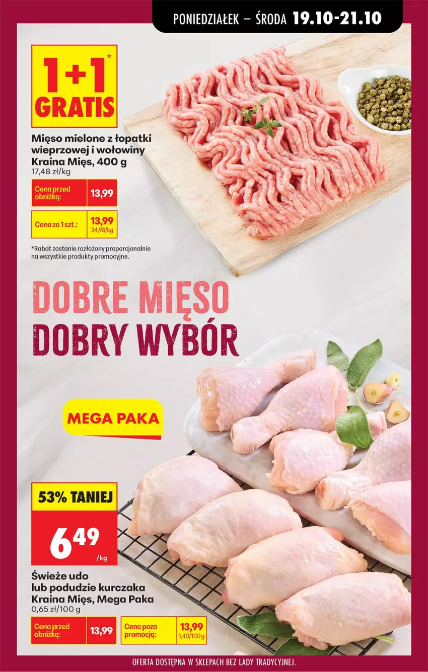Gazetka promocyjna Biedronka - Od Poniedziałku - ważna 19.10 do 24.10.2026 - strona 29 - produkty: Kurczak, Mięso, Mięso mielone, Mięso mielone z łopatki wieprzowej, Por