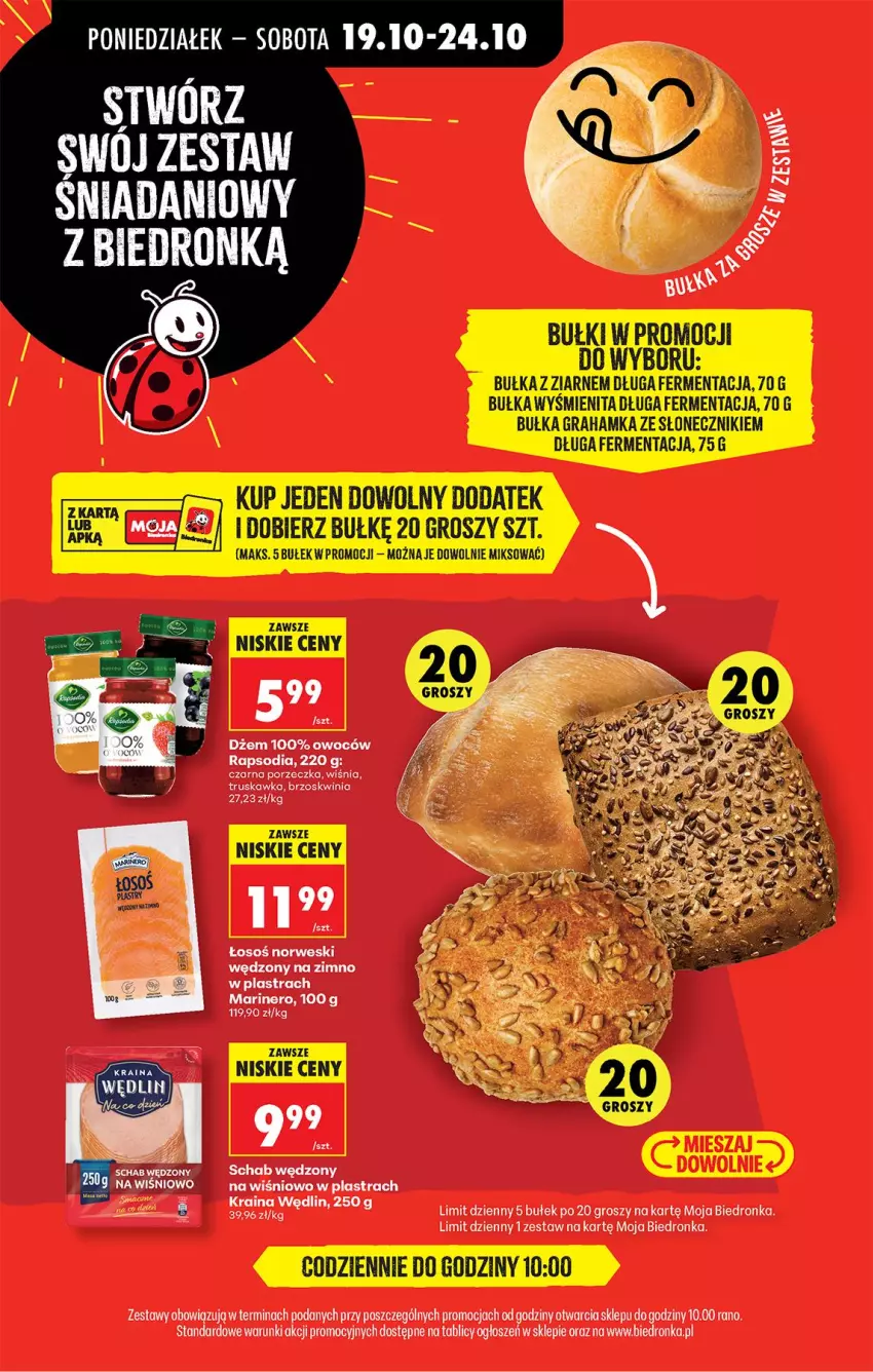 Gazetka promocyjna Biedronka - Od Poniedziałku - ważna 19.10 do 24.10.2026 - strona 36 - produkty: Bułka, Dżem, Gra, Por