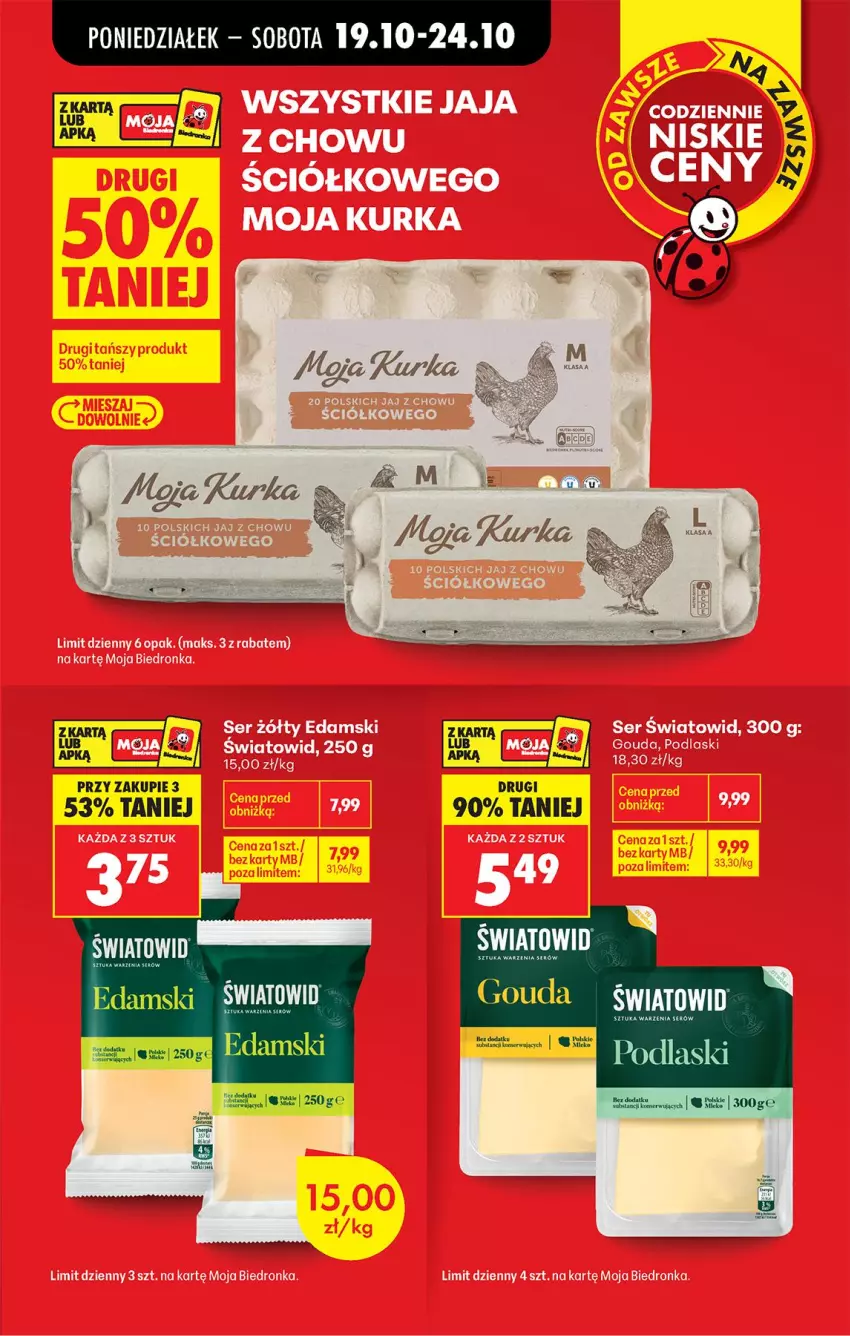 Gazetka promocyjna Biedronka - Od Poniedziałku - ważna 19.10 do 24.10.2026 - strona 5 - produkty: Fa, Podlaski, Ser