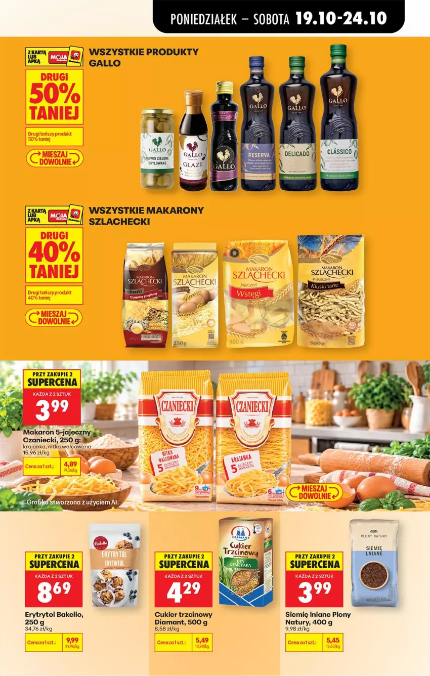 Gazetka promocyjna Biedronka - Od Poniedziałku - ważna 19.10 do 24.10.2026 - strona 63 - produkty: Cukier, Cukier trzcinowy, Diamant, Makaron, Ser