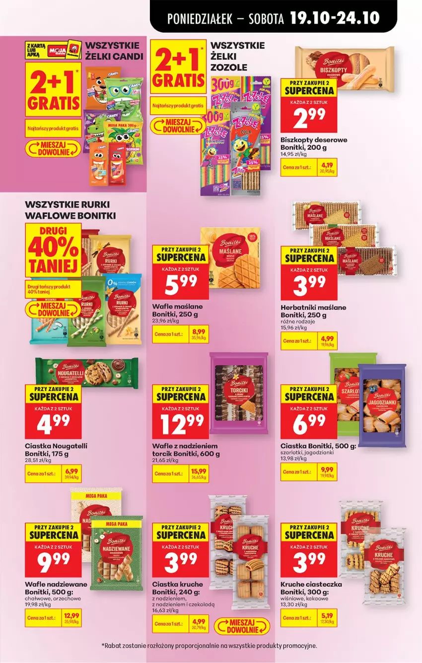 Gazetka promocyjna Biedronka - Od Poniedziałku - ważna 19.10 do 24.10.2026 - strona 67 - produkty: Biszkopty, Bonitki, Ciastka, Deser, Herbatniki, Kakao, Por, Rurki, Ser, Wafle