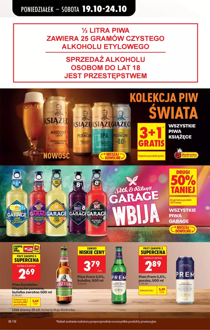Gazetka promocyjna Biedronka - Od Poniedziałku - ważna 19.10 do 24.10.2026 - strona 74 - produkty: Książęce, Piwo, Por