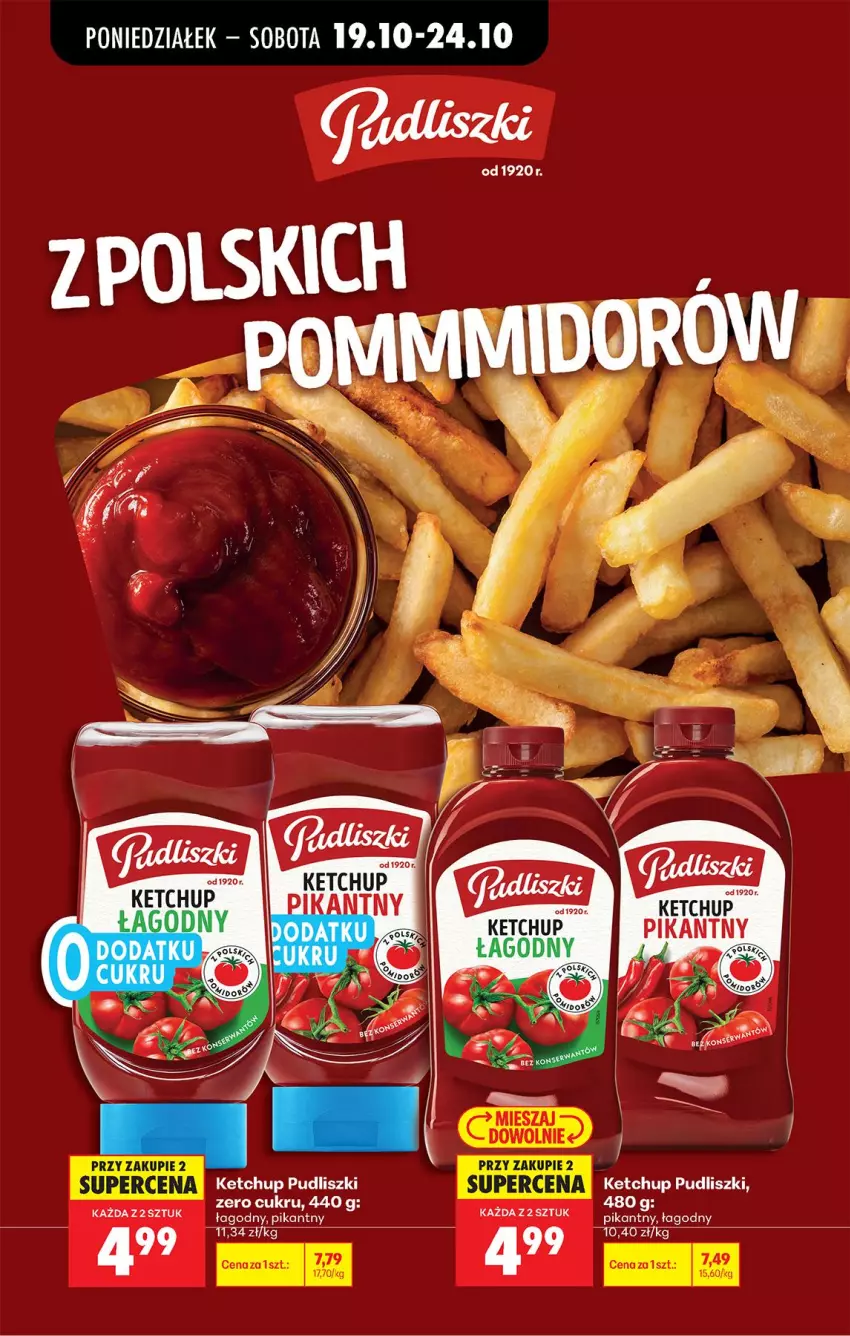Gazetka promocyjna Biedronka - Od Poniedziałku - ważna 19.10 do 24.10.2026 - strona 94 - produkty: Ketchup, Pudliszki