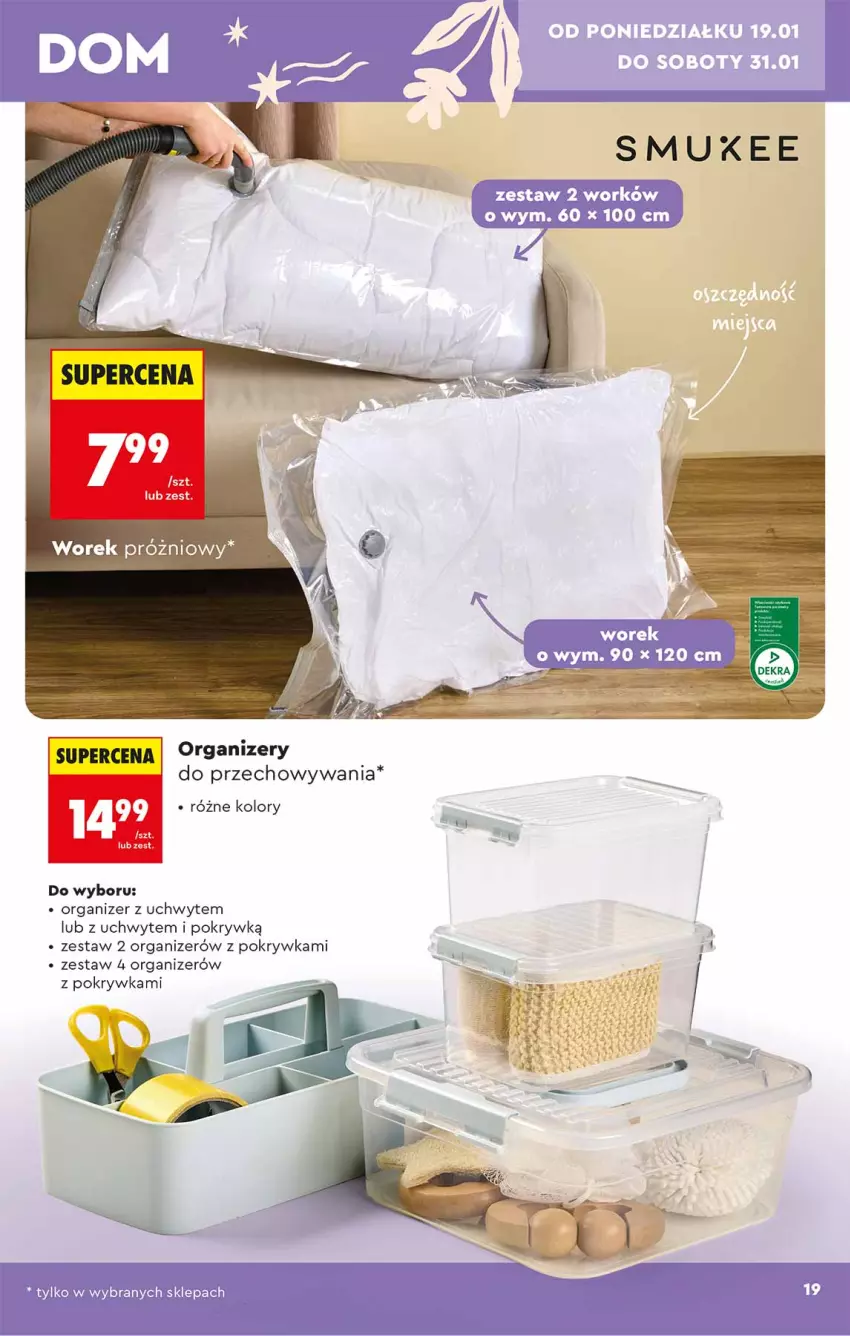 Gazetka promocyjna Biedronka - Okazje Tygodnia - ważna 17.01 do 31.01.2026 - strona 19 - produkty: Organizer