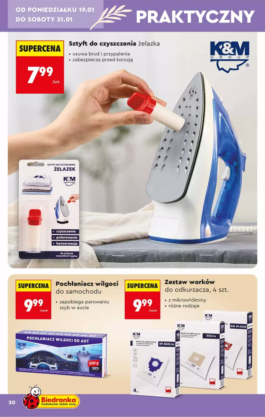 Gazetka promocyjna Biedronka - Okazje Tygodnia - ważna 17.01 do 31.01.2026 - strona 20 - produkty: Fa, Kawa, LG, Odkurzacz, Piec, Pochłaniacz wilgoci, Ser
