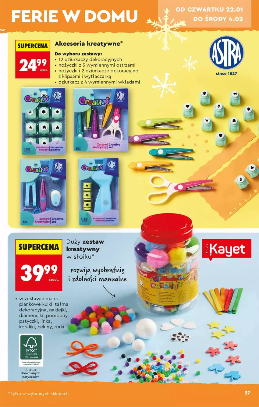 Gazetka promocyjna Biedronka - Okazje Tygodnia - ważna 17.01 do 31.01.2026 - strona 37 - produkty: Noż, Nożyczki