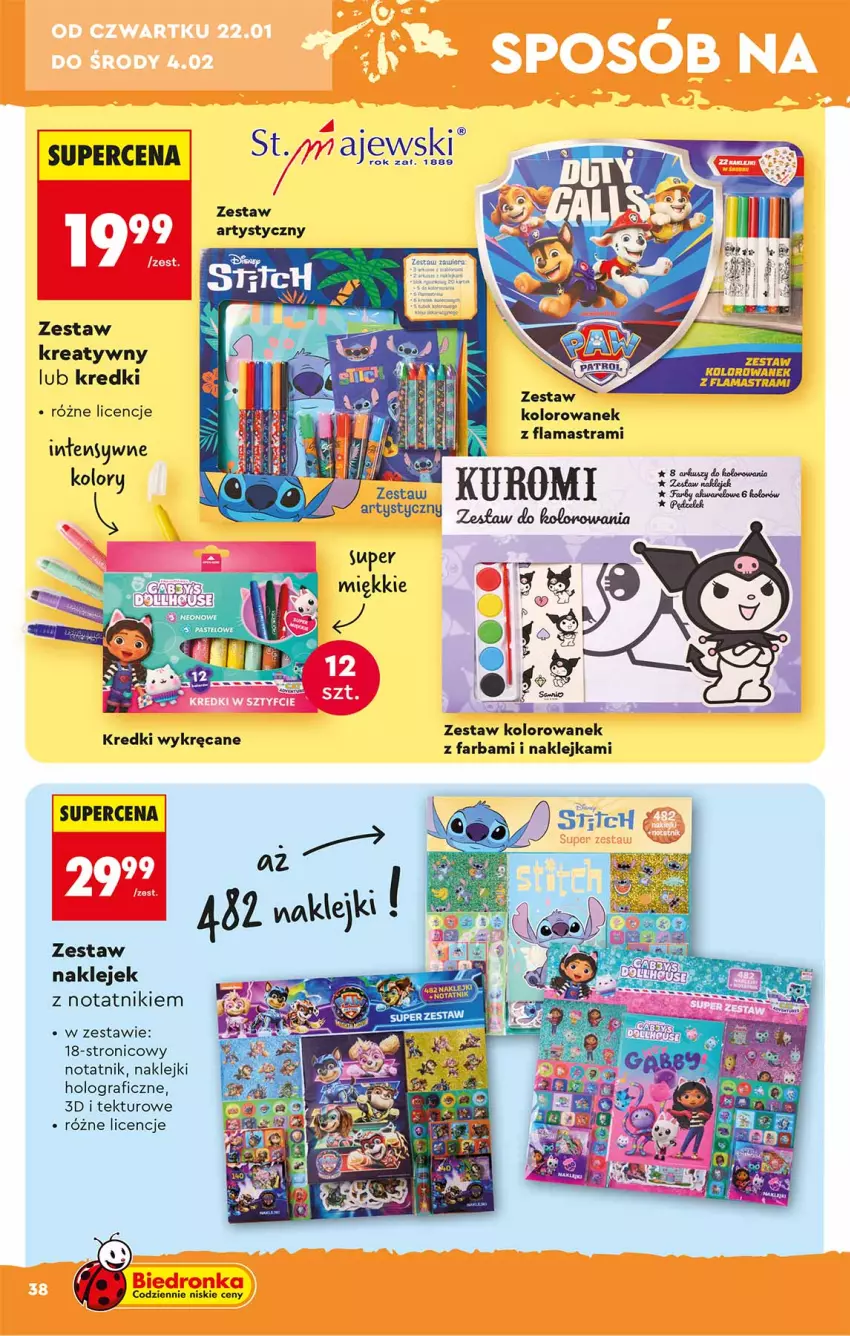 Gazetka promocyjna Biedronka - Okazje Tygodnia - ważna 17.01 do 31.01.2026 - strona 38 - produkty: Fa, Gra, Klej