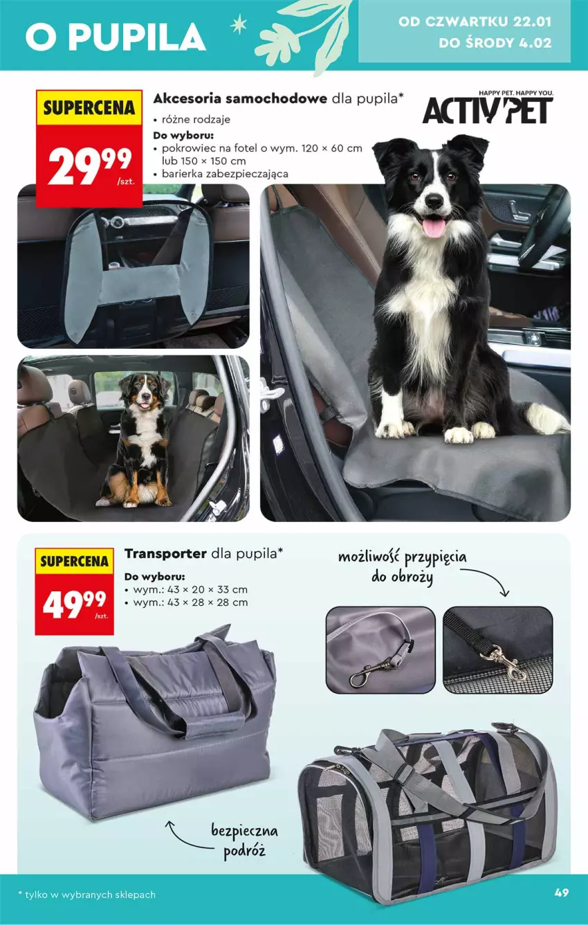 Gazetka promocyjna Biedronka - Okazje Tygodnia - ważna 17.01 do 31.01.2026 - strona 49 - produkty: Fotel, Piec, Pokrowiec, Por, Sport, Tran