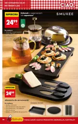 Gazetka promocyjna Biedronka - Okazje Tygodnia - Gazetka - ważna od 31.01 do 31.01.2026 - strona 50 - produkty: Ser, Noż, Dzbanek, Zaparzacz, Taca