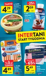 Gazetka promocyjna Intermarche - Gazetka Intermarche - Gazetka - ważna od 30.11 do 30.11.2022 - strona 38 - produkty: Krakus, Ser, Müllermilch, Parówki, Szynka, Tarczyński, Müller, Hochland