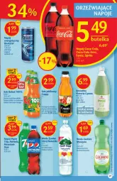 Gazetka promocyjna Delikatesy Centrum - Gazetka DC11 - Gazetka - ważna od 23.03 do 23.03.2022 - strona 27 - produkty: Sok pomarańczowy, Sok, Mus, Gin, 7up, Mirinda, Coca-Cola, Pepsi, Sok jabłkowy, Smoothie, Limonka, Szyna, Cappy, Fanta, Kubuś, Woda, Sprite, Mango, Napój, Mięta, Fa