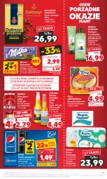 Gazetka promocyjna Kaufland - Gazetka tygodnia - Gazetka - ważna od 28.06 do 28.06.2023 - strona 13 - produkty: Piwa, Piwo, Rum, Por, Gin, Gra, Papier, Kawa ziarnista, Dallmayr, Kawa, Warka, Papier toaletowy, Pepsi, Ręcznik, Piwo jasne, Corona Extra, Czekolada, Napój gazowany, Szampon, Foxy, Odżywka, Napój, Milka