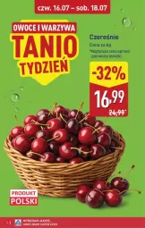 Gazetka promocyjna Aldi - Oferta weekendowa - Gazetka - ważna od 18.07 do 18.07.2026 - strona 2 - produkty: Warzywa, Ser, Owoce