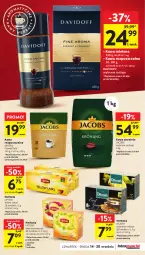 Gazetka promocyjna Intermarche - Gazetka Intermarche - Gazetka - ważna od 20.09 do 20.09.2023 - strona 27 - produkty: Kawa rozpuszczalna, Kawa ziarnista, Kawa mielona, Kawa, Dilmah, Lipton, Davidoff, Jacobs, Herbata