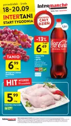 Gazetka promocyjna Intermarche - Gazetka Intermarche - Gazetka - ważna od 20.09 do 20.09.2023 - strona 40 - produkty: Kurczak, Coca-Cola, Fanta, Wino, Sprite, Fa