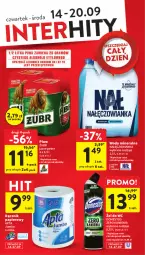 Gazetka promocyjna Intermarche - Gazetka Intermarche - Gazetka - ważna od 20.09 do 20.09.2023 - strona 5 - produkty: Piwo, Domestos, Nałęczowianka, Papier, Ręcznik, Woda mineralna, Woda