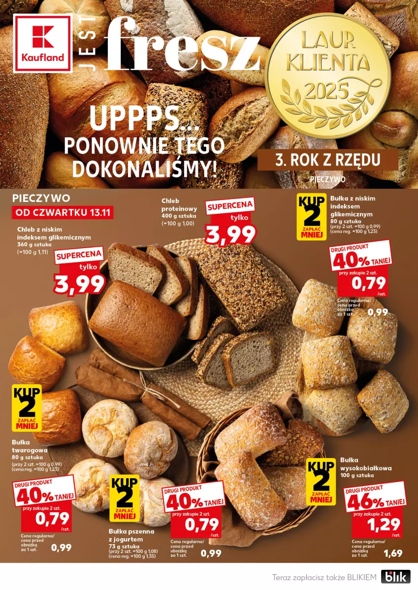 Gazetka promocyjna Kaufland - Mocny Start - ważna 17.11 do 19.11.2025 - strona 14 - produkty: Bułka, Chleb, Piec, Pieczywo, Sok