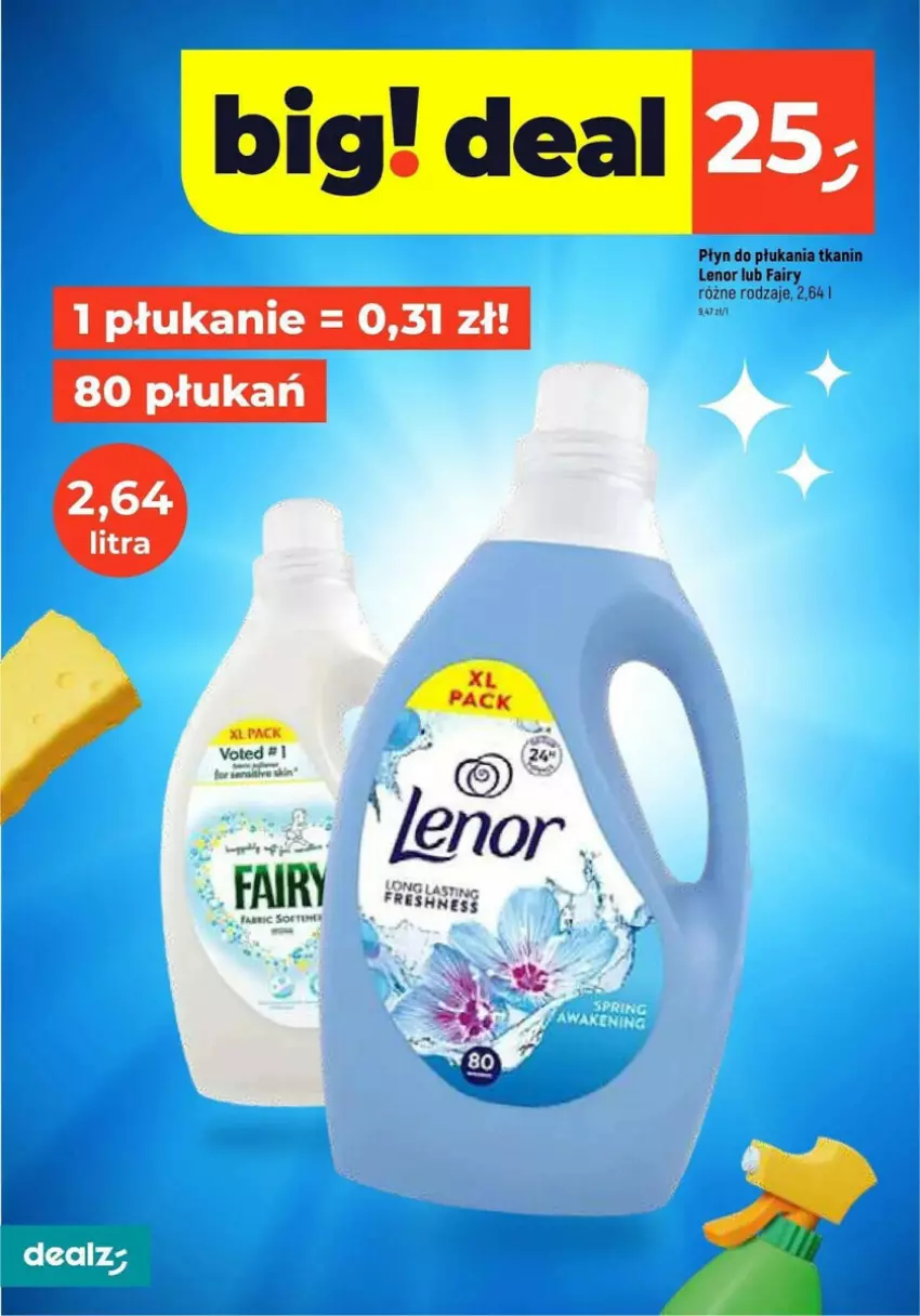 Gazetka promocyjna Dealz - ważna 02.01 do 08.01.2025 - strona 10 - produkty: Fa, Fairy, Gry, Lenor, Płyn do płukania