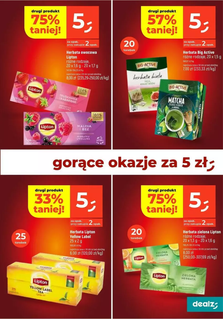 Gazetka promocyjna Dealz - ważna 02.01 do 08.01.2025 - strona 21 - produkty: Fa, Herbata, Lipton