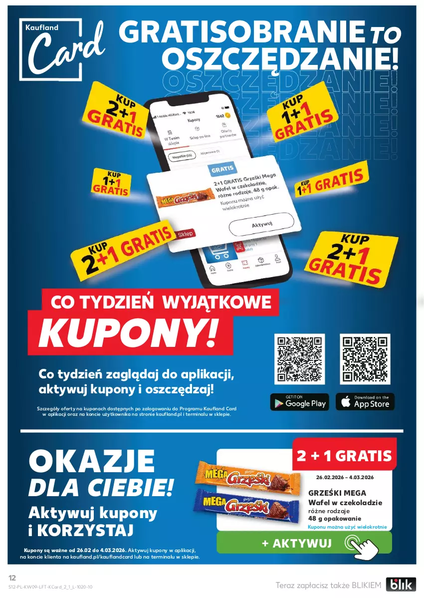 Gazetka promocyjna Kaufland - Gazetka tygodnia - ważna 26.02 do 04.03.2026 - strona 12 - produkty: Gra, Grześki, Tera
