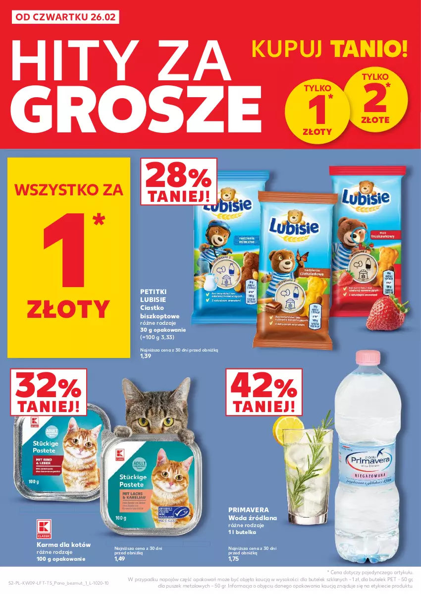 Gazetka promocyjna Kaufland - Gazetka tygodnia - ważna 26.02 do 04.03.2026 - strona 2 - produkty: LANA, Lubisie, Prima, Primavera, Sok, Woda