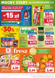 Gazetka promocyjna Kaufland - Gazetka tygodnia - Gazetka - ważna od 04.03 do 04.03.2026 - strona 50 - produkty: Piec, Kurczak, Kalafior, Warzywa, Kawa rozpuszczalna, Sok, Jaja, Szal, Kawa, Kosz, Mlekovita, Pomarańcze, Jacobs Krönung, Laur, Morliny, Pieczywo, Owoce, Jacobs, Waga, Olej, Mleko