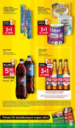 Gazetka promocyjna Delikatesy Centrum - Gazetka DC42 czw-sr - Gazetka - ważna od 01.11 do 01.11.2023 - strona 27 - produkty: Piwa, Piwo, Gin, 7up, Papier, Mirinda, Tyskie, Chupa Chups, Velvet, Pepsi, Ręcznik, Foxy, Mentos, Napój, Mobil