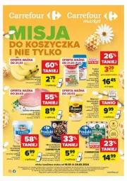 Gazetka promocyjna Carrefour - Gazetka - ważna od 24.03 do 24.03.2024 - strona 1 - produkty: Majonez, Banany, Królewski, Jaja, Winiary, Kosz
